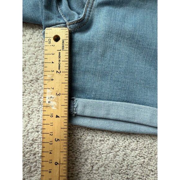 Levi's New Shorts Womens Size 28 Denim Jean Mid Length Rolled Hem Soft - Picture 13 of 15
